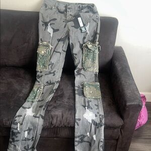 Urban Camo Skinny Jeans